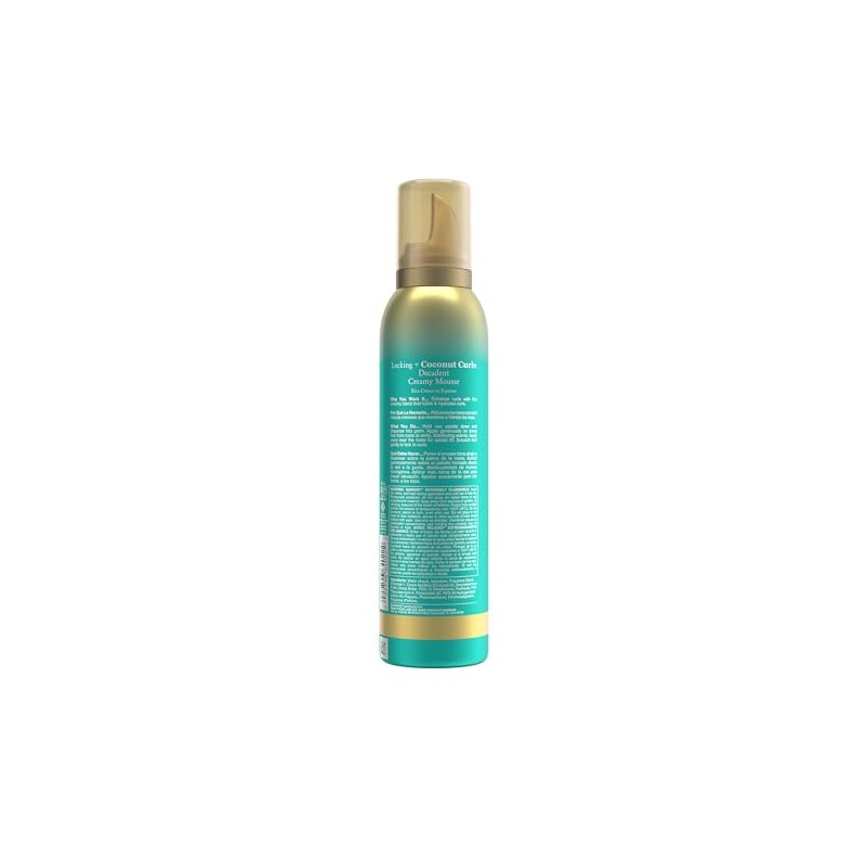 OGX Locking + Coconut Curls Decadent Creamy Mousse, 7.9 Ounce