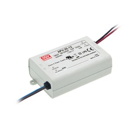 Mean Well, Change The Power Supply Converter for LED Flexible Strip Light, The Transformer, 110/220 V AC-DC Switching Power Supply 35 W 24 V 1.5 A (apv-35 – 24)