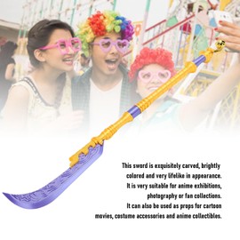 Sxhlseller 25in 3D Printed Cosplay Long Sword, Fantasy Accessory Costume Movie Collectible Anime Sword Replica, Costume Props for Halloween Cosplay