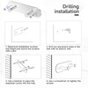 Ironing Board Hanger Wall Mount, Ironing Board Holder for Storage