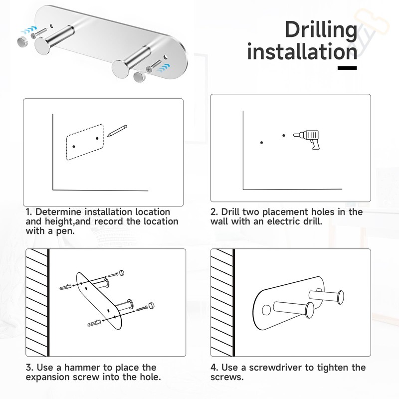 Ironing Board Hanger Wall Mount, Ironing Board Holder for Storage