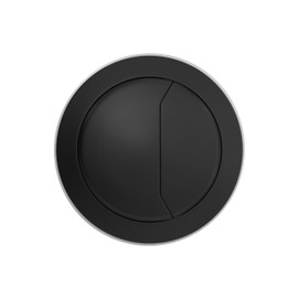 HOROW Matte Black Flush Button for T0338W Series, Standard Size Toilet Tank Button Dual Push Flushing Toilet Replacement Button