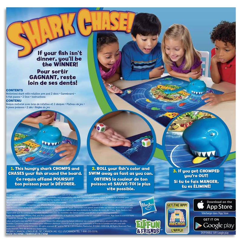 Hasbro Elefun and Friends Shark Chase Game