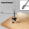 Forstner Drill Bit Extension 7 Inch Long for 3/8'' Round