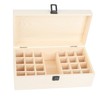 Wooden Essential Oil Storage Box 25 Compartment Storage Box Essential
