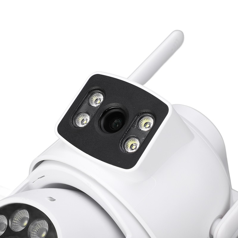 Dual Lens Security Camera 360° Pan Tilt Wireless Surveillance Camera
