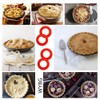 WYBG 4 Pcs Mini Pie Crust Shields, Silicone Pie Pan