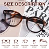 ZESAKER Reading Glasses for Women Men, Retro Round Frame Blue