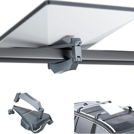 Starlink Mini Roof Rack Bracket, 0.47-1.89 Inch Rustproof Aluminum Alloy Starlink Roof Bracket Kit for RV Roof, Car, Boat, Yacht Starlink Mini Accessory