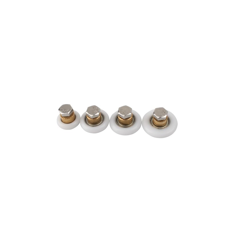 Helonge Shower Door Rollers, 4 Pcs 19mm Shower Door Rollers