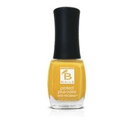 Barielle Protect Plus Color Nail Polish - Lemon Drops, A Sun Yellow Crème Nail Color with Prosina .45 ounces
