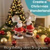 Envenzo Christmas Snow Globe Santa Magical Table Decoration, Loving Details,