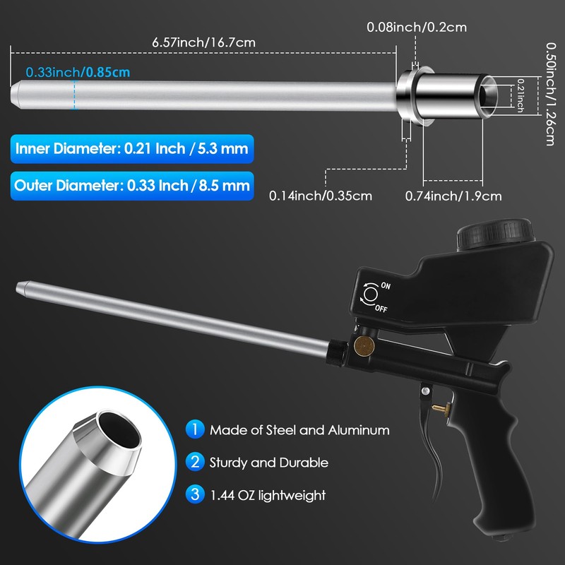 Feekoon Sand Blaster Long Nozzle Compatible with Le Lematec, Sandblasting
