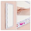 BENECREAT 2Pcs Rectangle Felt Bead Design Boards, Small Felt Beading