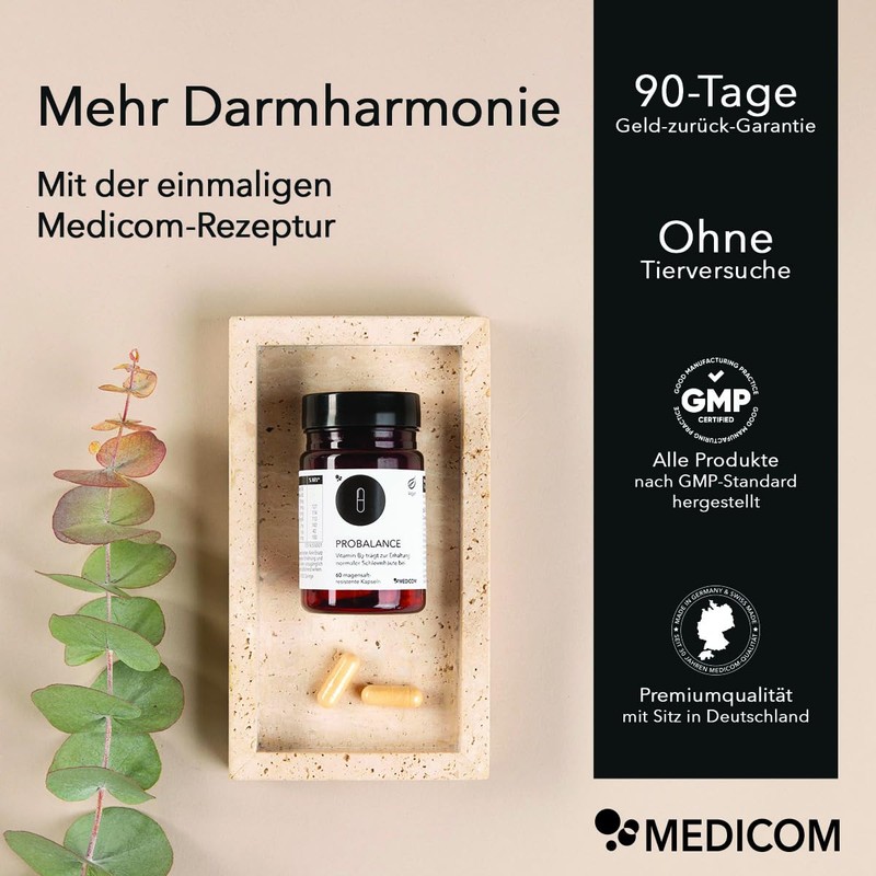 Medicom Medicom - ProBalance Kapseln, mit 4 hochdosierte Milchs?urebakterienkulturen und