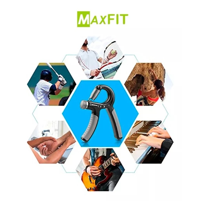 Maxfit Hand Grip Ajustable Fortalecedor De Mano Muñeca Brazo Maxfit