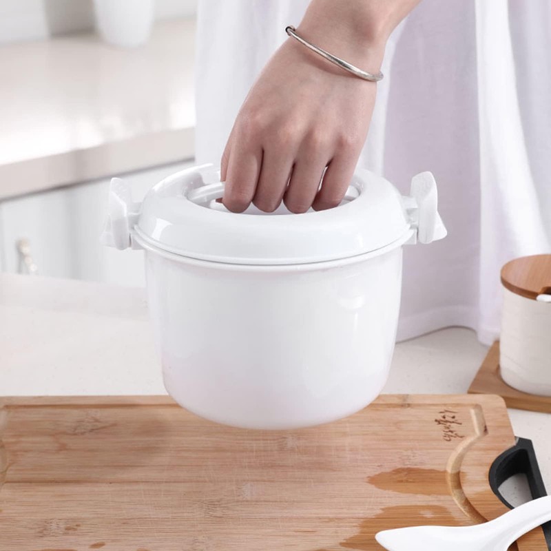 Microwave Rice Cooker Small: Microwave Steamer for Vegetables- Microwave Pressure
