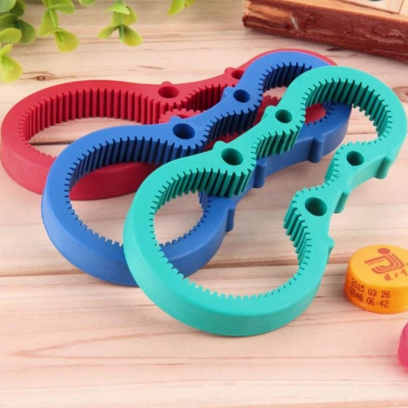 Jar Opener Kitchen Gadget,Heavy Duty Light Rubber Like Silcone Handle