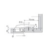 Blum Clip Top Blumotion 79B9590 Inset Blind Corner Hinges 95°