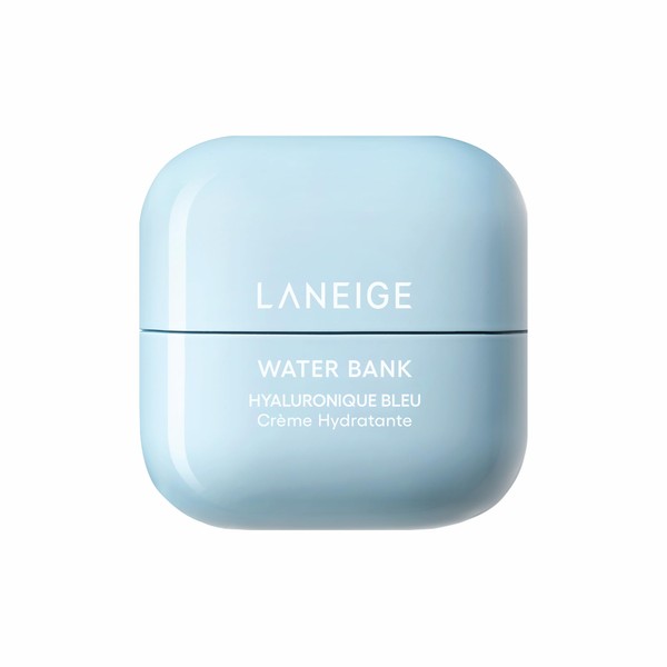 LANEIGE Water Bank Blue Hyaluronic Moisturizer Mini: Barrier-Boosting Hydration, Squalane,