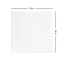 From Plain To Beautiful In Hours Smooth Economy 24 in. x 24 in. Revealed Edge Lay-in Ceiling Tile (Covers / 120 sq. ft.), Gloss White, Pack of 30