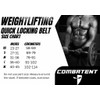 Combatent Quick Locking Weight Lifting Belt Men and Women -