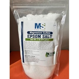 Magnesium Sulfate(Epsom Salt) 100% Pure Natural Organic USP Grade - 1 LB