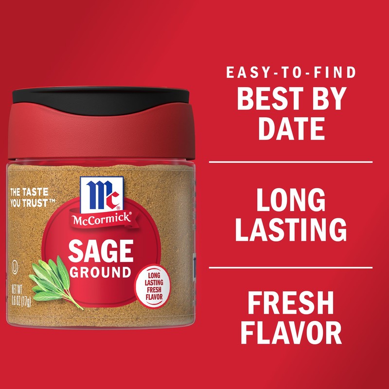 McCormick Ground Sage, 0.6 oz (Pack of 6)