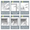 Clear Security and Safety Window Film Shatterproof Adhesive UV Blocking