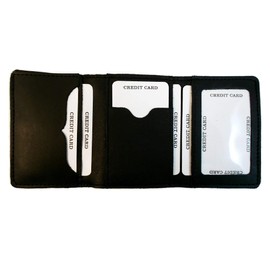 Hilltop Leather Company Handcrafted Leather Trifold Wallet Horse