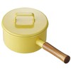 365methods YY-16S.Y Saucepan, Enamel, 6.3 inches (16 cm), Induction Compatible,