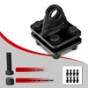 DING.PAI 2 Pack Shackles Mount, D-Ring Shackle Bracket with Backer