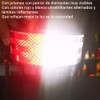 Cinta reflectante de seguridad, cinta adhesiva impermeable roja y blanca