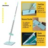 Trapeador Microfibra Fregona Plana Limpieza Total Mop