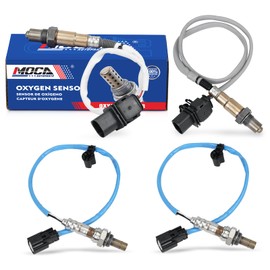 MOCA 4Pcs Upstream & Downstream Oxygen Sensors Fit 2011-2014 for Ford F-150 3.5L 3496CC 213Cu. in. V6 Gas DOHC Turbocharged