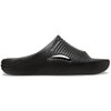 Crocs Unisex-Adult Mellow Recovery Slides, Black/Wave Texture, 8 Women/6 Men