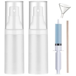 FaceBucks 1oz/30ml-Small Spray Bottle 360° Angle Work, Portable Refillable Leak Proof Travel Mini Spray Bottle.For Perfume Toner Hair spray Facial Moisturizing 【1oz/30ml-(Pake of 2) & Filling Tool】