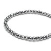 terahertz Bracelet 4 mm Diamond Cut Stamp terahertz Ore Gemstone