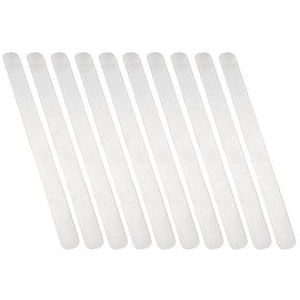 Briny River Pack of 10 304 Stainless Steel Sheet 300 x 25 x 0.6 mm Metal Strips for Construction Manufacturing and Mechanical Applications