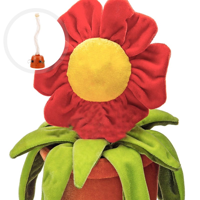 FAVOMOTO 4PCS Dancing Movement Cactus Dancing Toy Electronic Accessory Fun