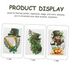 Beavorty Lucky Shamrock 3pcs Irish Festival Accessories Patrick's Day Temporary
