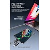 240W 4-in-1 Coiled Fast Charging Cable with LED Display, USB-A
