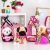 Pucci Pups – Bichon Frisé Stuffed Puppy with Colorful Polka