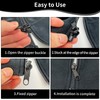 6 Pcs Zipper Pull Replacement, Zip Slider Repair Kit 3
