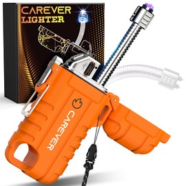 Gifts for Men Women Electric Lighter - Christmas Stocking Stuffers for Adults Dad Wife Husband Gift Ideas Rechargeable USB Arc Plasma Candle Lighters Camping Gear Cool Gadgets BBQ Grill Accessories