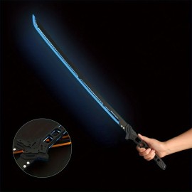 Unbranded Light-Up Samurai Sword Replica 80cm for Party and Photography - Blue