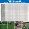 Hardware Cloth,Chicken Wire Fence,1/2 inch 15.7in x 6ft Galvanized Welded