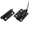 Cionyce 2 PCS Black Stainless Steel Lift Off Hinges -