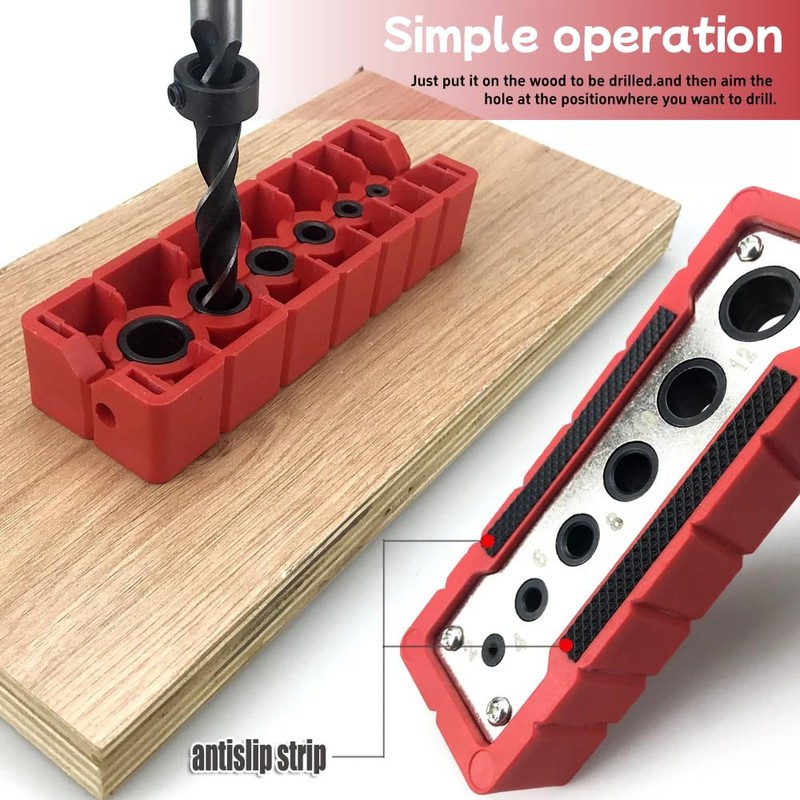 Drill Guide for Carpentry Pocket Hole Drill Bit Guide Wood