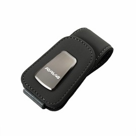 Hunesuru Car Sun Visor Glasses Clip, Suitable for RAV4, Leather Car Glasses Clip, Sunglasses Storage, Suede Material, Card Storage Clip, Aesthetic, Simplicity, Easy Installation, Black